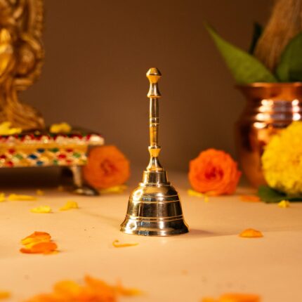 Trust Basket Brass Pooja Bell