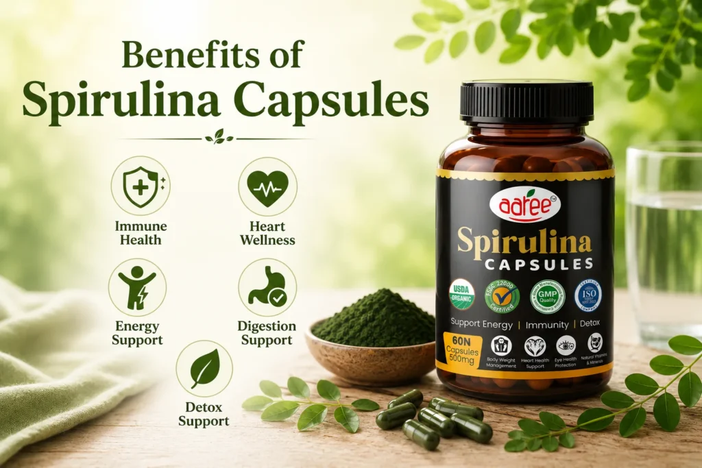 health benefits of spirulina capsules