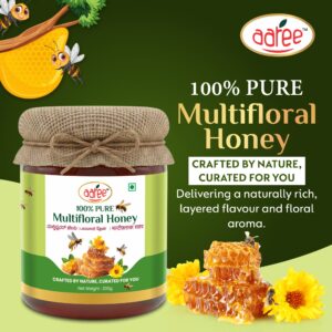 AAREE Multiflora Raw Honey 200G