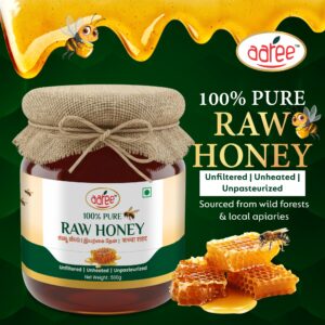 AAREE Raw Organic Honey 500g