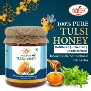 AAREE Raw Tulsi Organic Honey