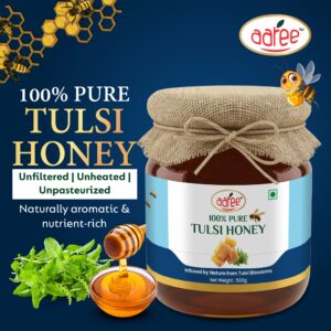 AAREE Raw Tulsi Organic Honey