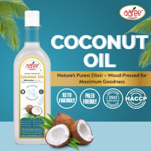 AAREE Wood Pressed Coconut Oil – 1 Litre