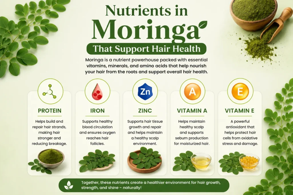 nutrients of moringa powder
