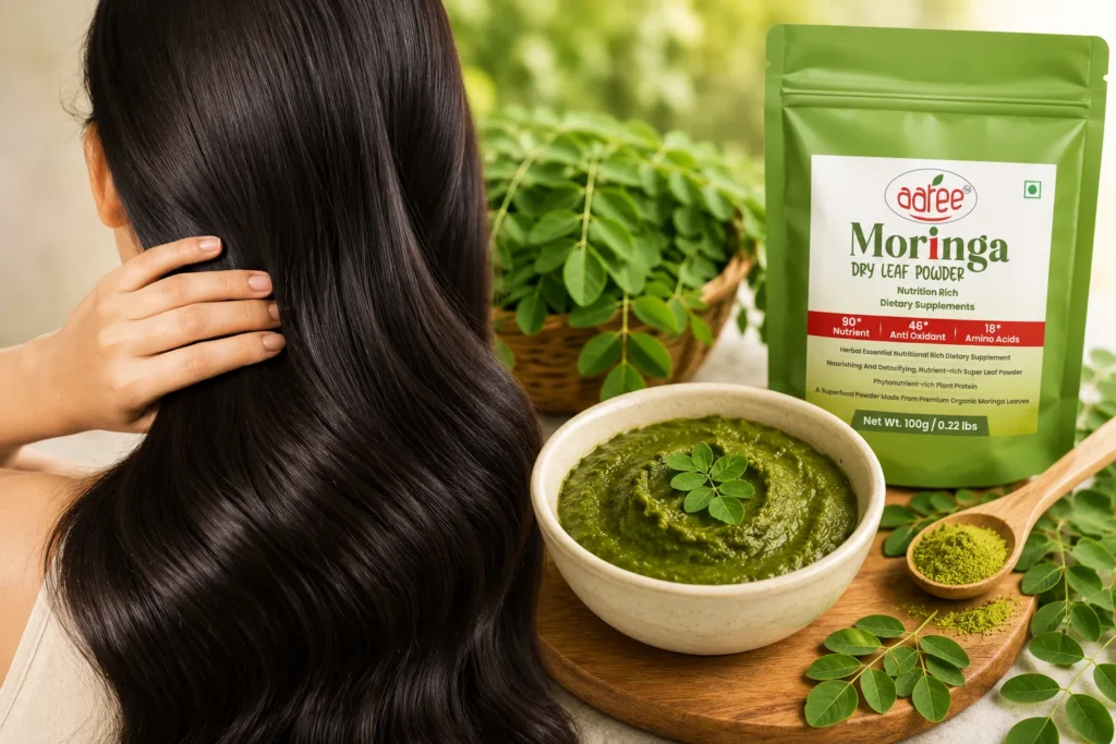 moringa benefits for hair growth
